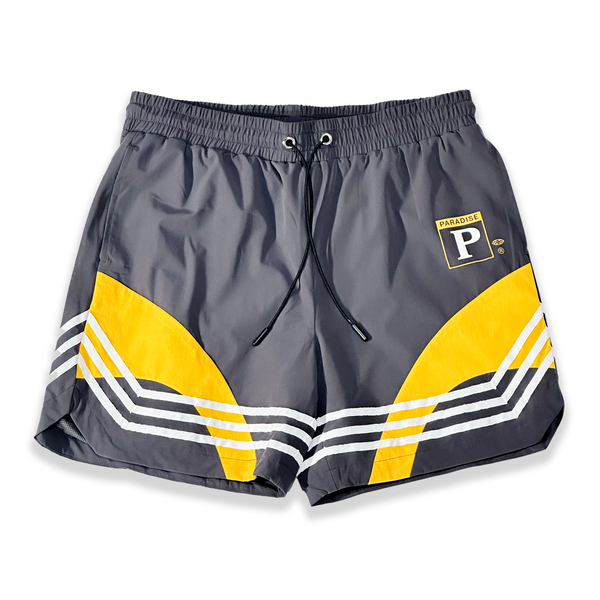Paradise Lost Resort Shorts "Grey/Yellow"