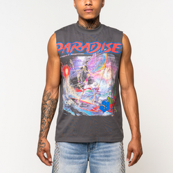 Paradise Lost Control Your Wave Sleeveless Tee "Cement"