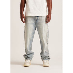 Embellish Hatchet Denim Jeans "Light Wash"