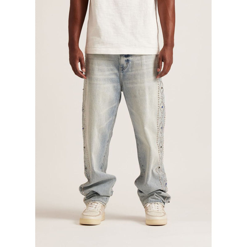 Embellish Hatchet Denim Jeans "Light Wash"