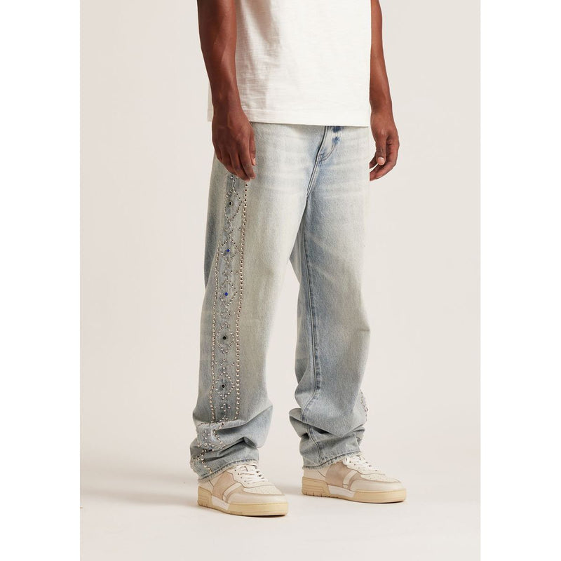 Embellish Hatchet Denim Jeans "Light Wash"