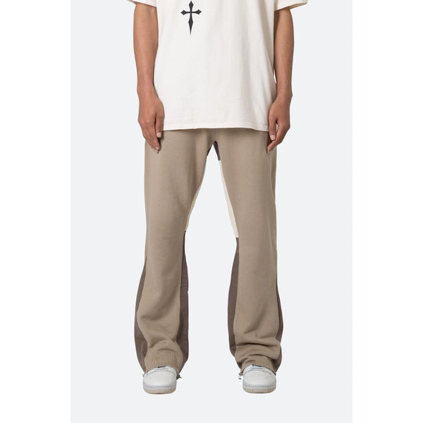 MNML Contrast Bootcut Sweatpants "Earth"