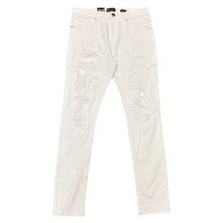 Waimea Distressed Skinny Jeans “White”