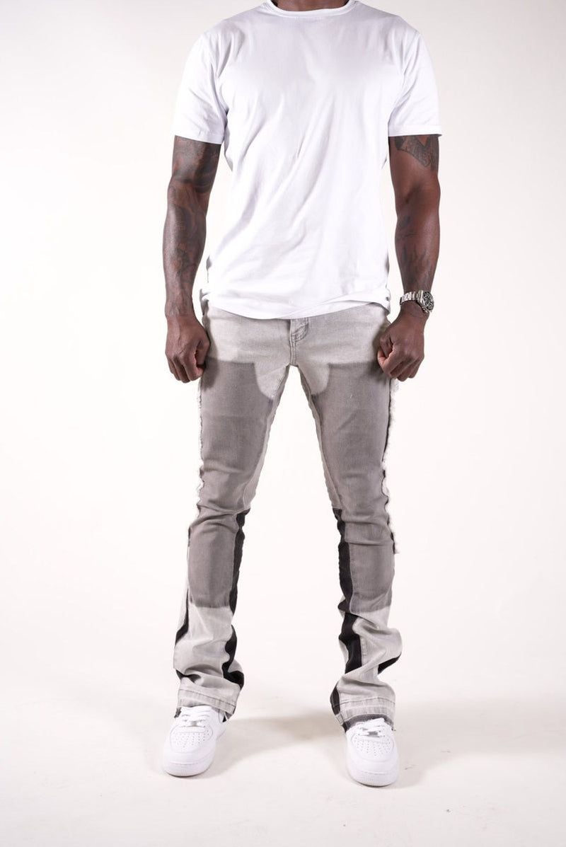 Paper Money Currency Carpenter Pants "Grey"