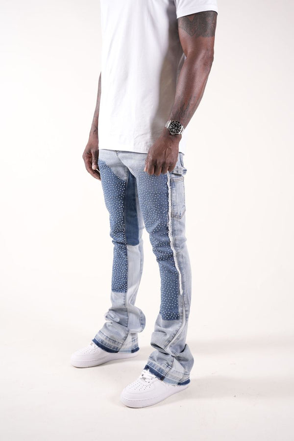 Paper Money Diamond Carpenter Pants "Blue"