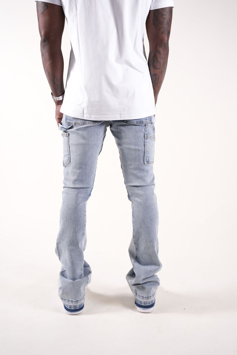 Paper Money Diamond Carpenter Pants "Blue"