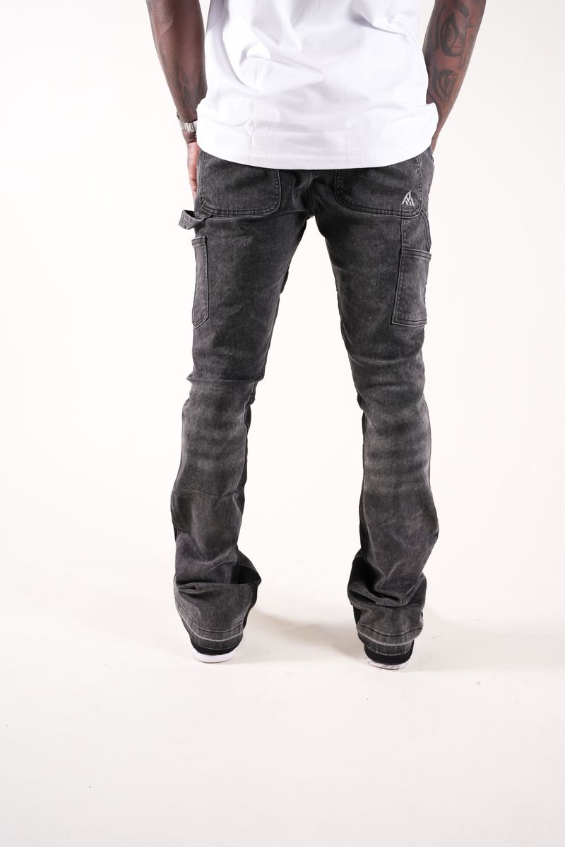 Paper Money Diamond Carpenter Pants "Black"