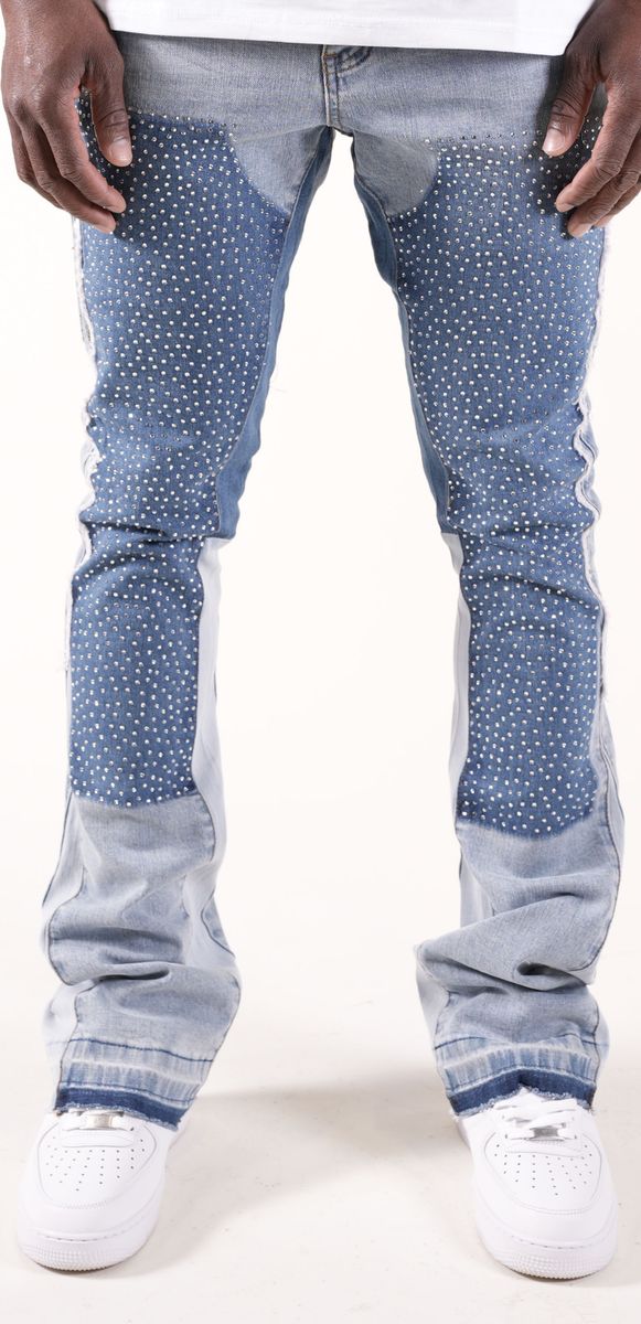 Paper Money Diamond Carpenter Pants "Blue"