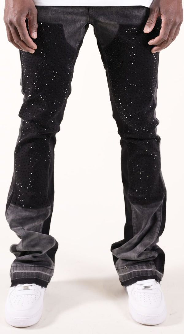 Paper Money Diamond Carpenter Pants "Black"