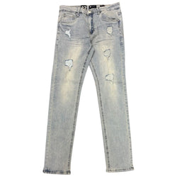 Waimea Light Distressed Skinny Jeans “Light Wash”