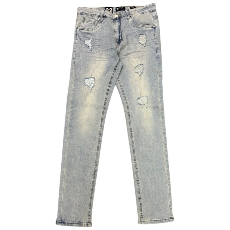 Waimea Light Distressed Skinny Jeans “Light Wash”