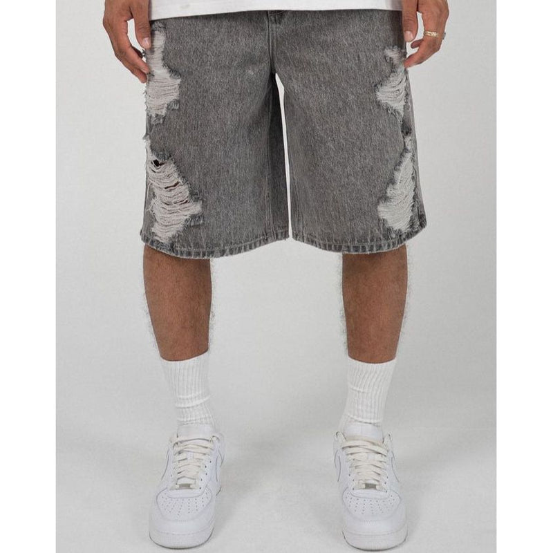 EPTM Bandit Denim Shorts "Grey"