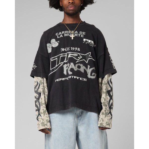 Loiter Performance L/S Tee "Vintage Black"