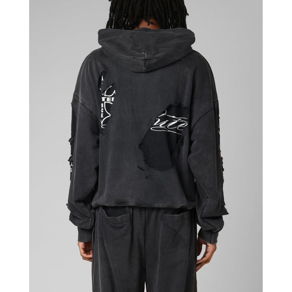 Loiter Destruction Hoodie "Black"
