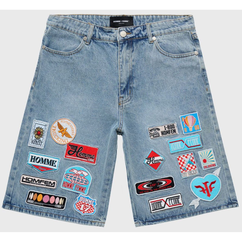 Homme Femme Road Trip Jean Shorts