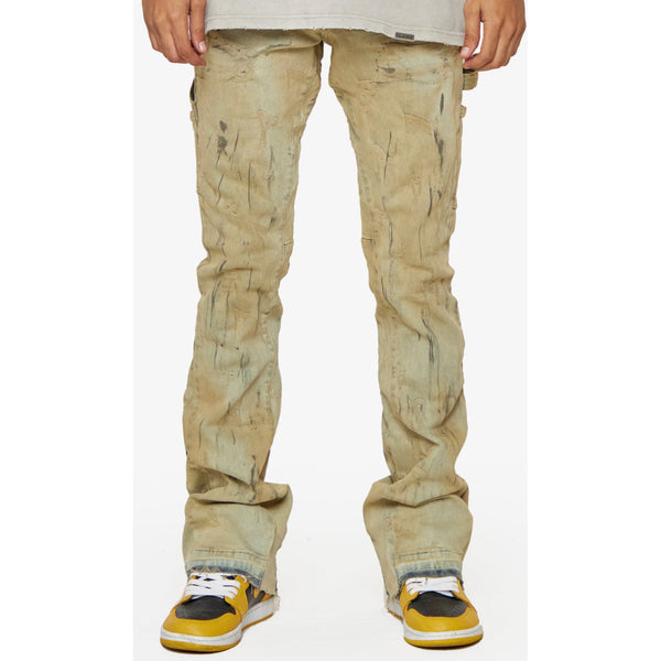 Valabasas Loomis Stacked Jeans "Khaki"