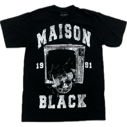 Maison Black Skateboard Tee "Black"