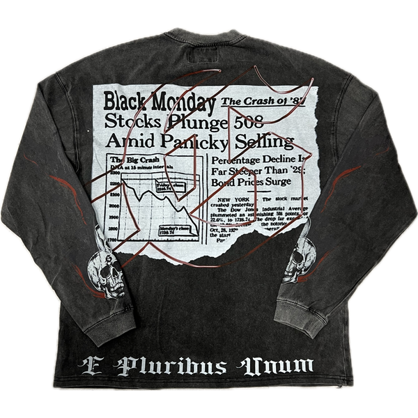 Godspeed Black Monday L/S Tee "Washed Black"