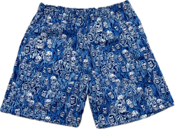 Warren Lotas Reaper Camo Mesh Shorts “Blue”