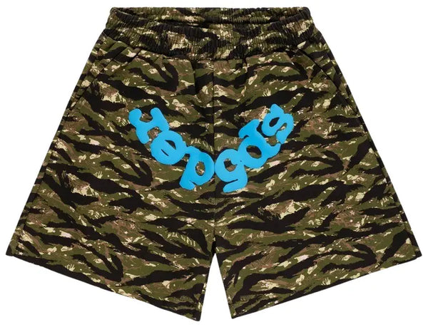Sp5der OG Web Shorts "Tiger Camo"