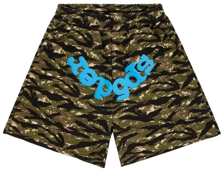 Sp5der OG Web Shorts "Tiger Camo"