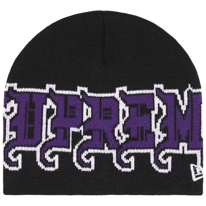 Supreme New Era Outline Beanie "Black"
