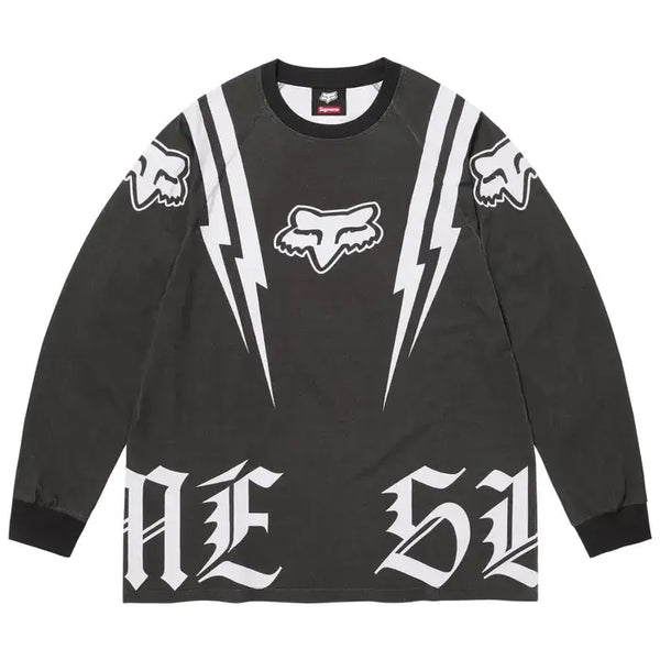 Supreme Fox Racing L/S Tee "Black"