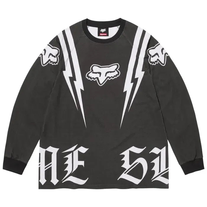 Supreme Fox Racing L/S Tee "Black"