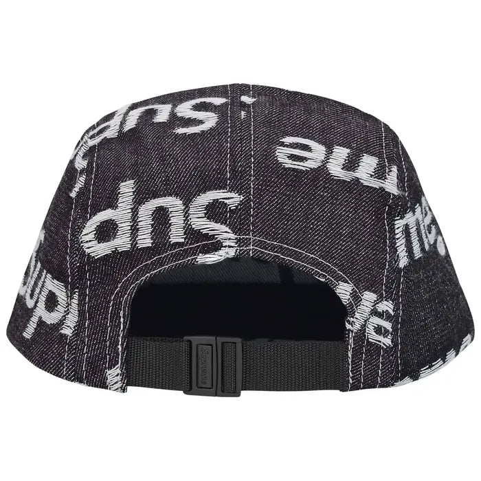 Supreme Jacquard Logo Hat "Rigid Indigo"