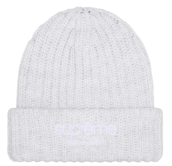 Supreme Chunky Rib Classic Beanie “Ash Grey”