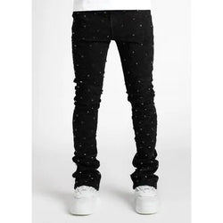 Guapi Embellished Denim Jeans “Black”
