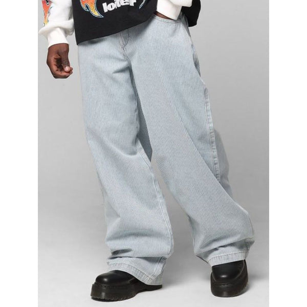 Loiter Collateral Baggy Jeans "Pin Stripe"