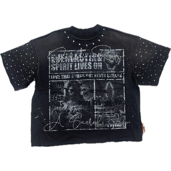 First Row Faith Begins Tee “Black”