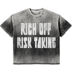 Prestige Collection Rich Off Risk Taking Tee "Black"