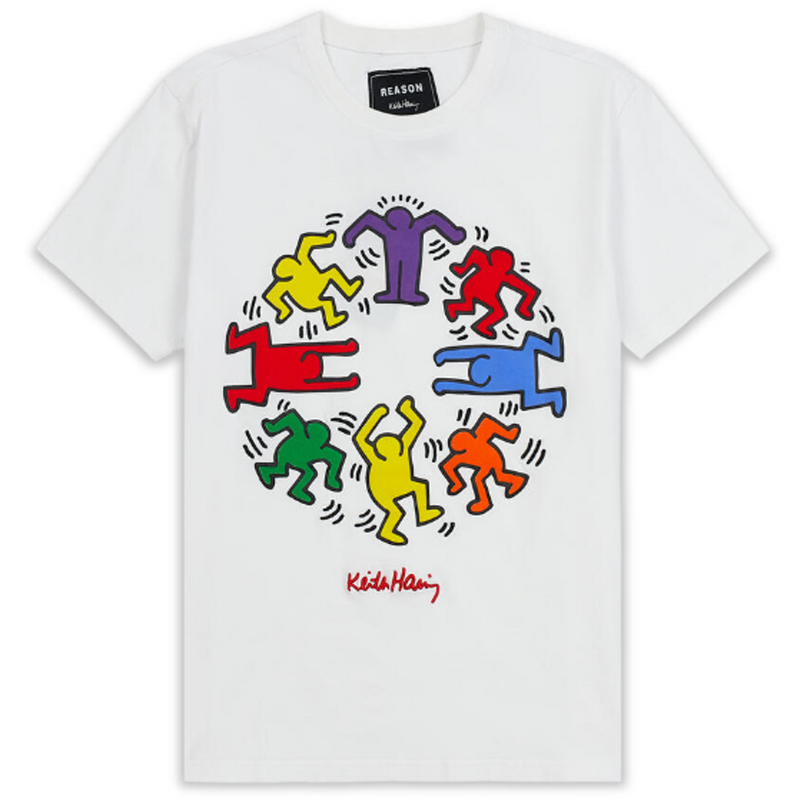 Reason Keith Haring Barking Dog Patch Tee