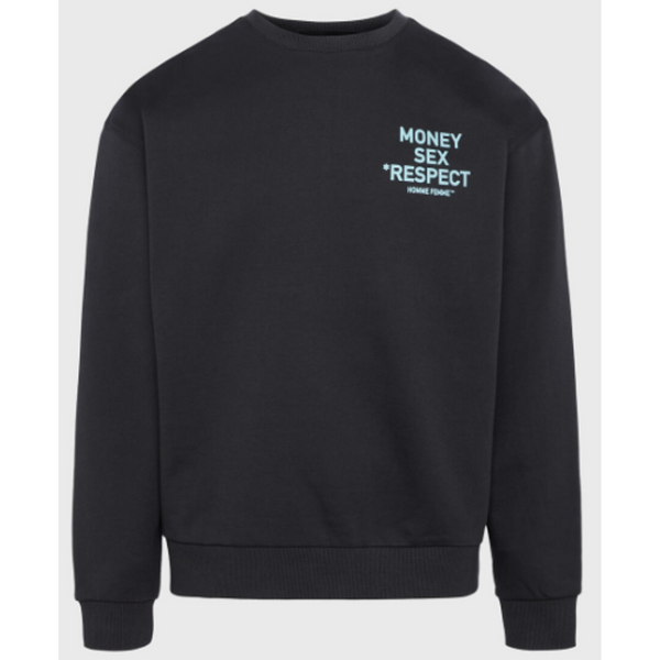 Homme Femme Respect Tiffany Crewneck "Black"