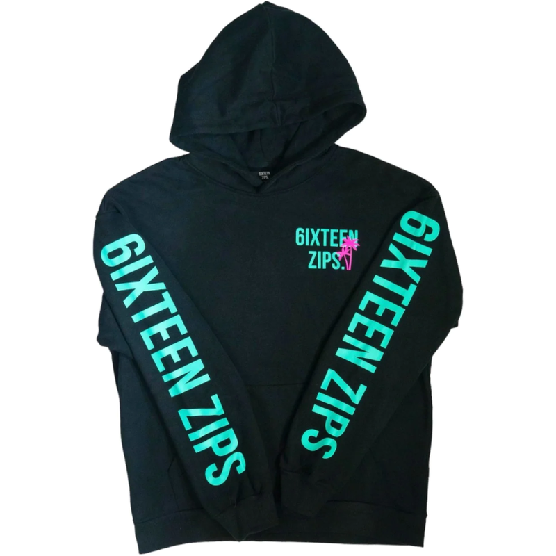 6IXTEEN ZIPS. Luxury Heavyweight Hoodie "South Beach"