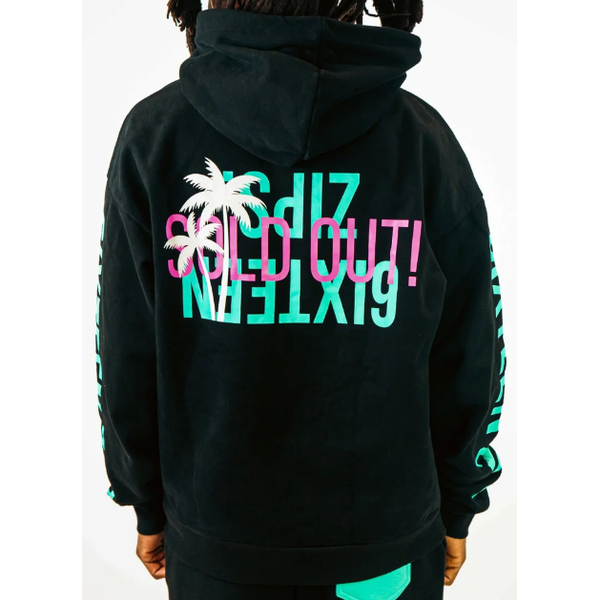 6IXTEEN ZIPS. Luxury Heavyweight Hoodie "South Beach"