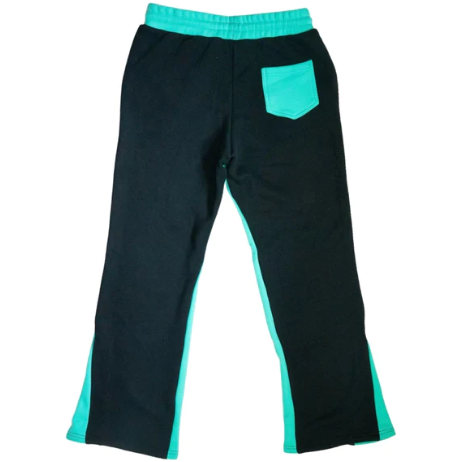 6IXTEEN ZIPS. Luxury Heavyweight Flared Sweatpants "South Beach"