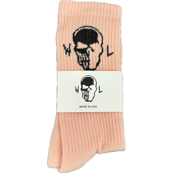 Warren Lotas Skull Socks “Peach”