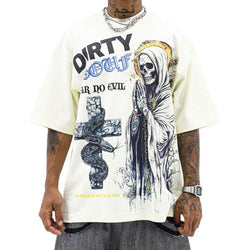 Heights District Devil Fled Tee "Cream"
