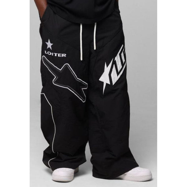 Loiter Motocross Parachute Pants "Black"