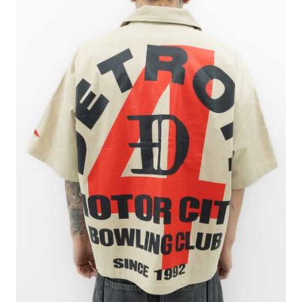 Faith+Figures Way Too Patches Button Up Tee "Khaki"