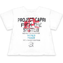 Project Capri System Tee "White"