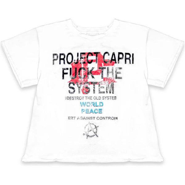 Project Capri System Tee "White"