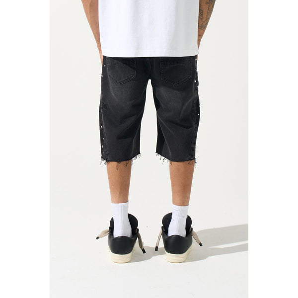SERENEDE Jean Shorts "Obsidian”