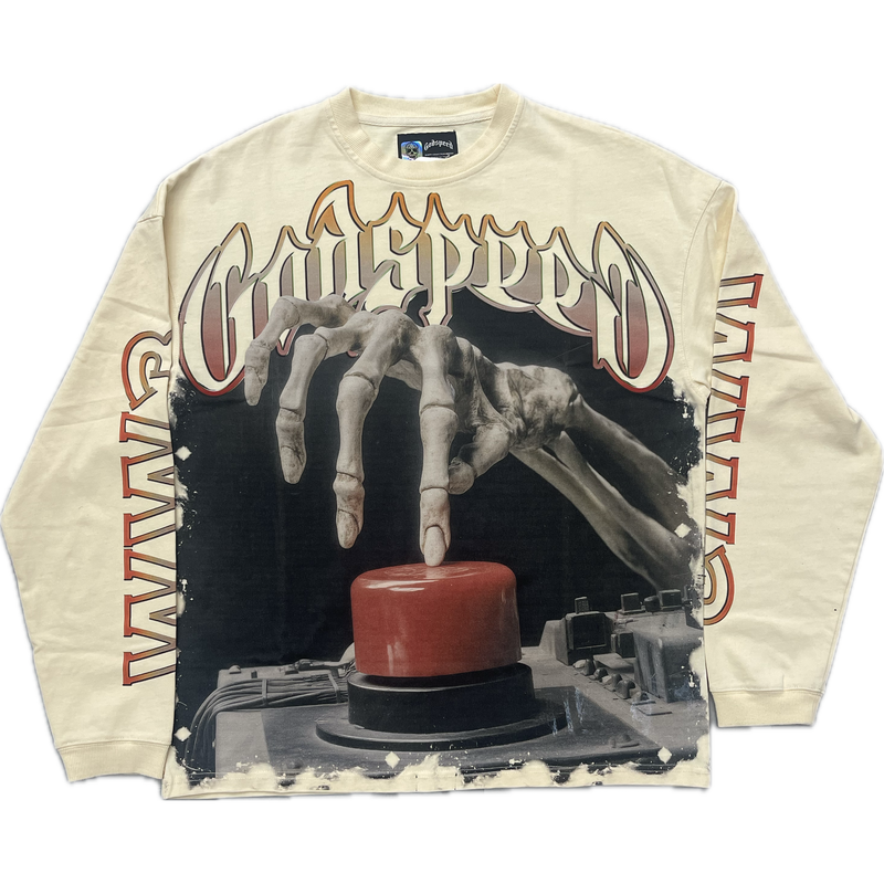 Godspeed Code Red L/S Tee "Bone"