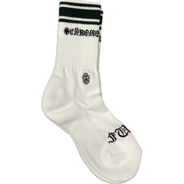 Chrome Hearts Striped Socks "Hunter Green"