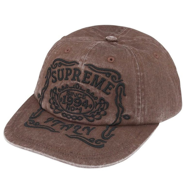 Supreme Italy 6 Panel Hat “Brown”