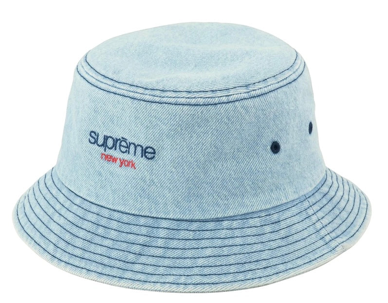 Supreme Denim Crusher Hat “Light Wash Indigo”